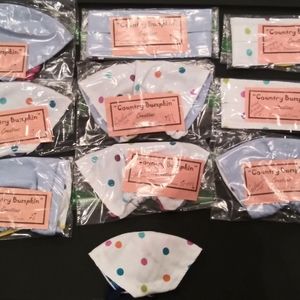 Homemade Facial Masks (light blue/polka dots)